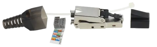 [ELBPLUGRJ45SOCAT6] PLUG RJ45 MALE CAT 6A SANS OUTIL (942545) ELBAC