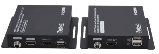 [ELBS15007-01-BK] KIT DEPORT HDMI 1080P /KVM/USB2 via IP EMETTEUR + RECEPTEUR  ELBAC