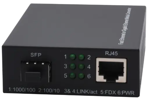 [ELBS51350-B0] CONVERTISSEUR FIBRE 1000 TX/FX SFP ELBAC