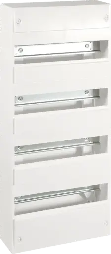[EUR19008] COFFRET 4 RANGEES 52 MODULES AVEC BORNIER P+N+T EUR'OHM