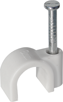[EUR43506] ATTACHE PONTET POUR TUBE IRL / CABLE Ø 9mm POINTE 22mm GRISE EUR'OHM