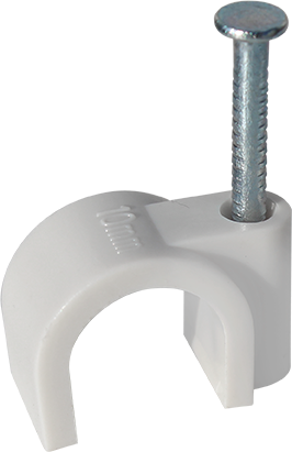 [EUR43507] ATTACHE PONTET POUR TUBE IRL / CABLE Ø 10mm POINTE 23mm GRISE EUR'OHM