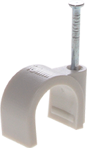 [EUR43510] ATTACHE PONTET POUR TUBE IRL / CABLE Ø 16mm POINTE 32mm GRISE EUR'OHM