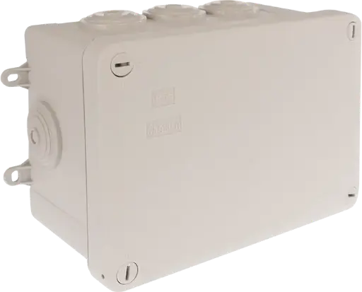 [EUR50036] BOITE DE DERIVATION ETANCHE ECO  155 x 110 x 80 mm, 8 ENTREES EUR'OHM