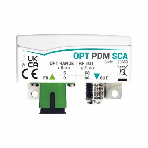 [FRAOPT-PDM-SCA] RECEPTEUR  OPTIQUE PASSIF ULB - entrée SC/APC FRACARRO