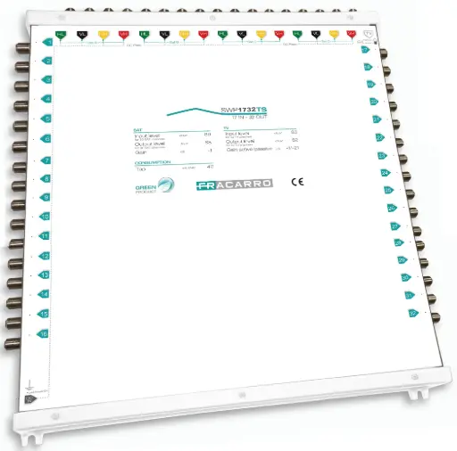 [FRASWP1732TS] COMMUTATEUR COMPACT 17 ENTREES 32 SORTIES ACTIF/PASSIF FRACARRO