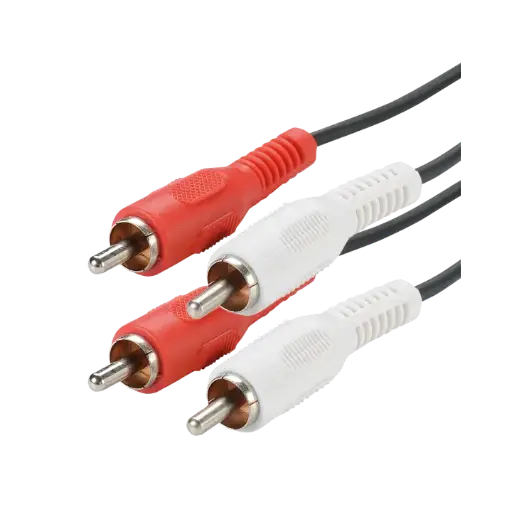 [ITC1510] CORDON 2 RCA mâles / 2 RCA mâles 10 M ERARD CONNECT