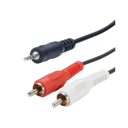 [ITC1526] CORDON JACK 3.5 mm Mâle / 2 RCA Mâle 5 M ERARD CONNECT