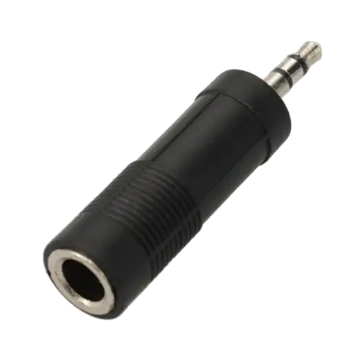 [ITC1757] ADAPTATEUR JACK 6.35 mm Femelle / JACK 3.5 mm Mâle  ERARD CONNECT