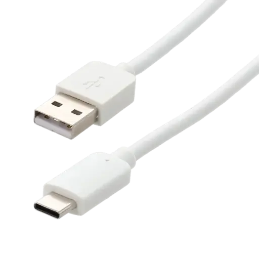[ITC2445] CORDON USB Type C M / USB M - 3A - 3m - Blanc ERARD CONNECT