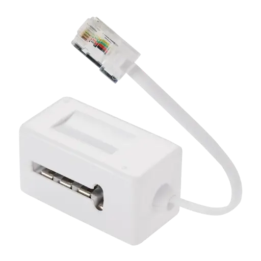 [ITC3789] ADAPTATEUR PRISE "T" Femelle / RJ45 Mâle   10 cm   ERARD CONNECT