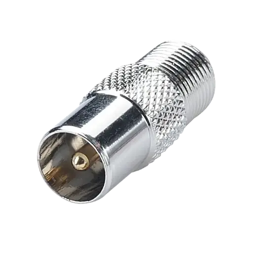 [ITC5742] RACCORD "F" Femelle / TV Mâle 9.52 mm  (BLISTER)  ERARD CONNECT