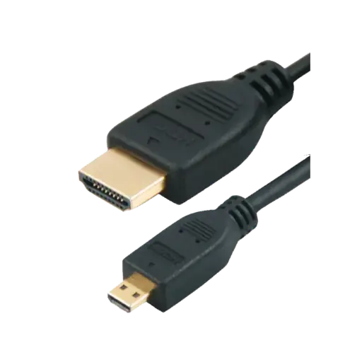 [ITC7828] CORDON MICRO HDMI 1.3 NOMADE - Type A Mâle /TYPE D Mâle  1,50 M 
