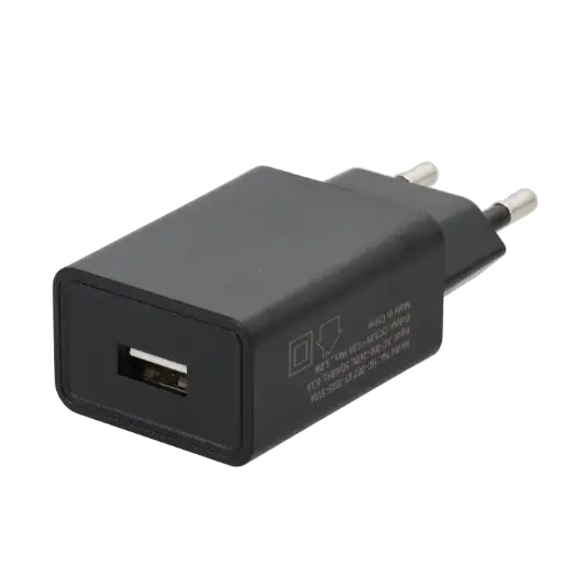 [ITC8201] CHARGEUR USB A F - sur Secteur 230V - 5V/1A - noir ERARD CONNECT