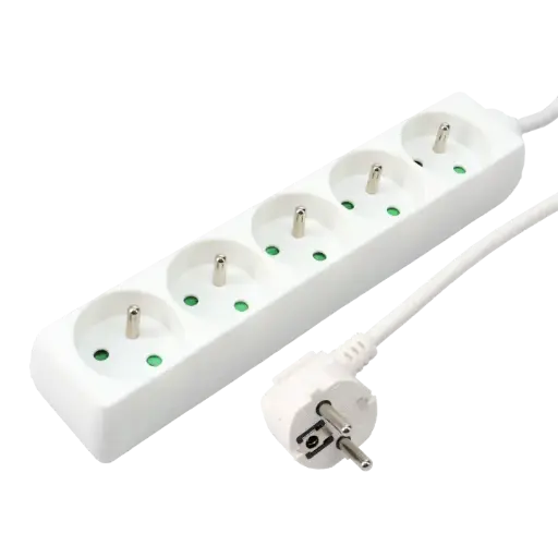 [ITC8308] BLOC 4 PRISES (2 POLES + TERRE) - 3 X 1mm² - 3680W -1M ERARD CONNECT