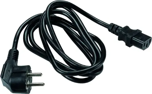 [ITC8502] CORDON ELECTRIQUE 2 POLES + TERRE - 1 PRISE IEC C13 FEMELLE 