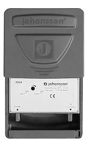 [JOH7314] PREAMPLI UHF 12-22 dB 21-69  PENTE 0-10 dB JOHANSSON