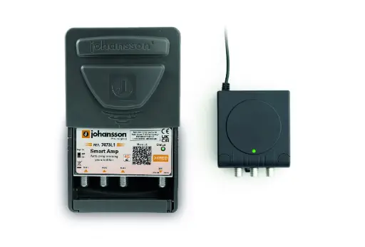 [JOHKIT7473L2] KIT AMPLI SMART 5G  3 ENTREES (ns 85 dBµV)+ ALIM 12V 400 mA JOHANSSON