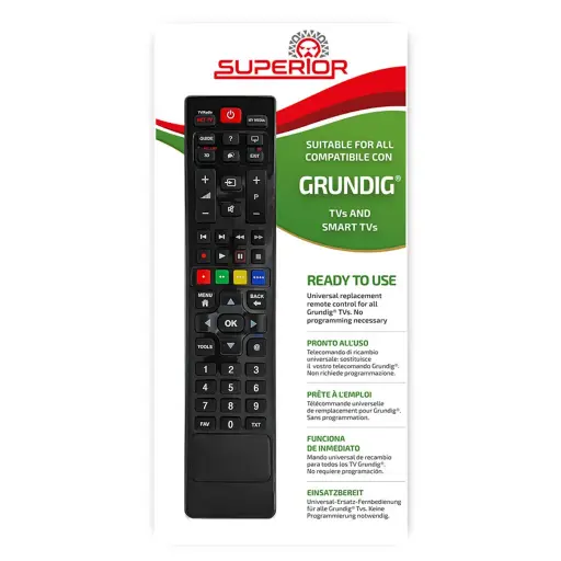 [MBG8060] TELECOMMANDE UNIVERSELLE POUR TV GRUNDIG SANS PROG. NI CODE MBG