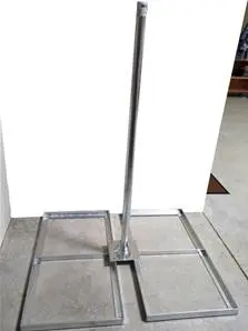 [OPT000120] ROOF PALETTE 4 DALLES 40*40 + MAT DE 2 M Ø 50 mm OPTEX