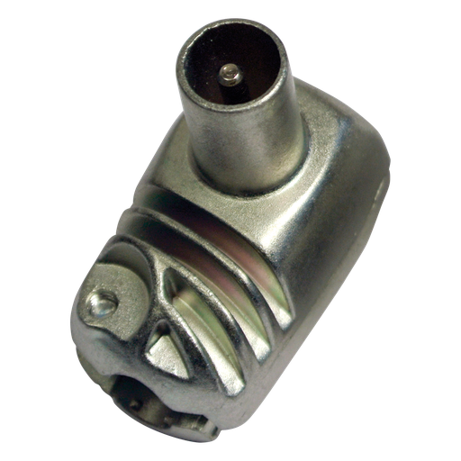 [TEL4132] FICHE COAXIALE MALE COUDEE METAL Ø 9,52 mm TELEVES