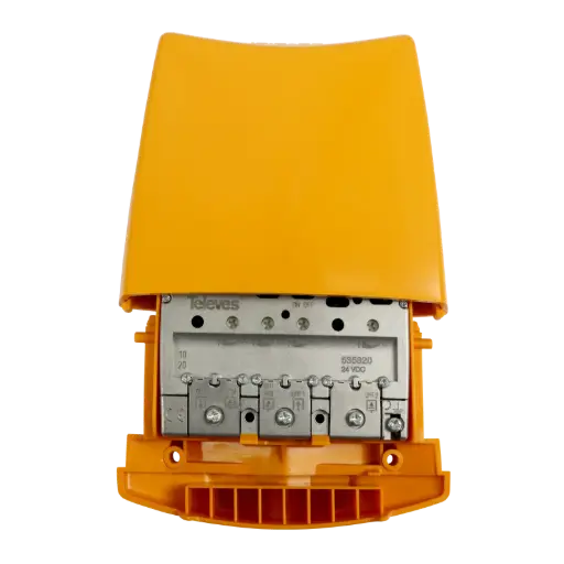 [TEL5358] PREAMPLI 4 ENTREES BIII/DAB(10-25dB)FM(-5-15dB)UHF1/UHF2(23-38dB) 24V