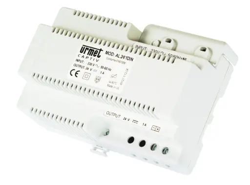 [URMAL24/1DIN] ALIMENTATION REDRESSEE, FILTREE 24V -1 A URMET