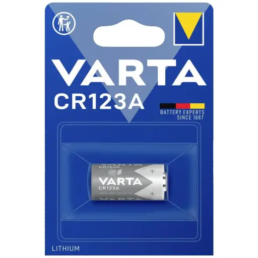 [VARCR123] BLISTER 1 PILE BOUTON LITHIUM 3V CR123A VARTA
