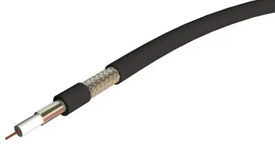 [VIS0145164R13] CABLE Ø 6.8 mm  17 PATC EXTERIEUR, DEVIDOIR de 250 Mètres, NOIR CAHOR