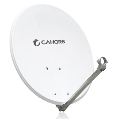 [VISANT80A] PARABOLE Ø 80 CM ACIER BLANCHE sans LNB CAHORS