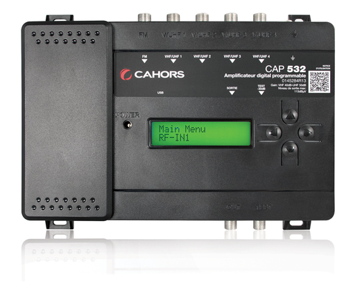[VISCAP532] AMPLI PROGRAMMABLE 5 FILTRES  5G  - Gain 50dB NS 113dB CAHORS