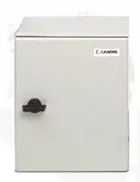 [VISCOF300X250X140] COFFRET MINIPOL PORTE PLEINE, H300 x L250 x P140 FERMETURE 1 point CAHORS