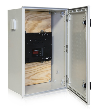 [VISMN863-2P] ARMOIRE PREEQUIPEE PLAQUE BOIS 800x600x300 FERMETURE 2 POINTS CAHORS