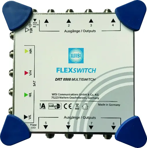 [WISDRR0508] MULTISWITCH AUTONOME 5 ENTREES / 8 SORTIES WISI