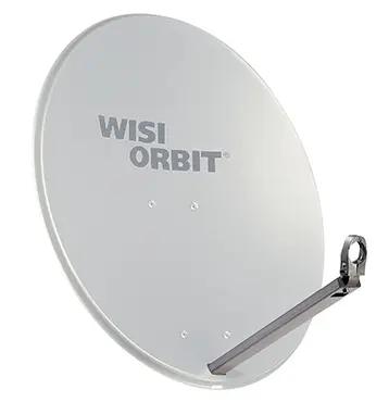 [WISOA38G] PARABOLE Ø 80 CM ALU BLANCHE sans LNB WISI