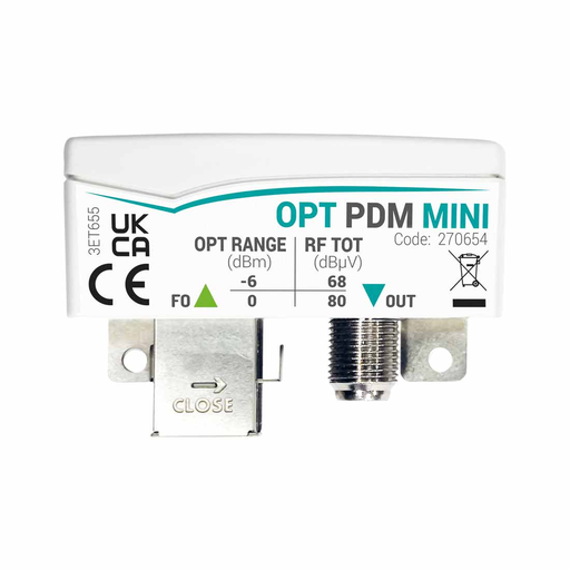 [FRAOPT-PDM-MINI] RECEPTEUR  OPTIQUE PASSIF ULB - Entrée MINI FRACARRO