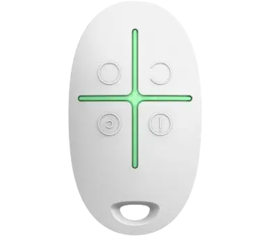[AJSPACECONTROLW] TELECOMMANDE 4 BOUTONS ALARME BLANCHE AJAX