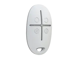 [AJSPACECONTROLW] TELECOMMANDE 4 BOUTONS ALARME BLANCHE AJAX