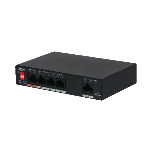 [DCS4006-4ET-60] SWITCH 4 PORTS POE 48V 10/100Mbps MANAGEABLE Long distance 250M DAHUA