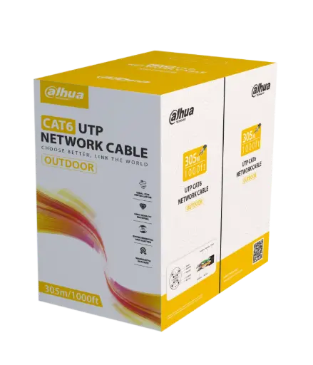 [DPFM920-6U-BLACK] CABLE UTP CAT6 EXT. 305M DAHUA