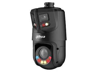 [DSDT4E425-8P-GB-APV1-BLACK] CAMERA PTZ IP 4MP ZOOMX25+CAMERA PANORAMIQUE 180° 8MP TIOC NOIRE DAHUA